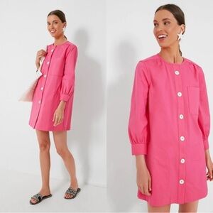 Tuckernuck Blake Pink Button-Front Dress
